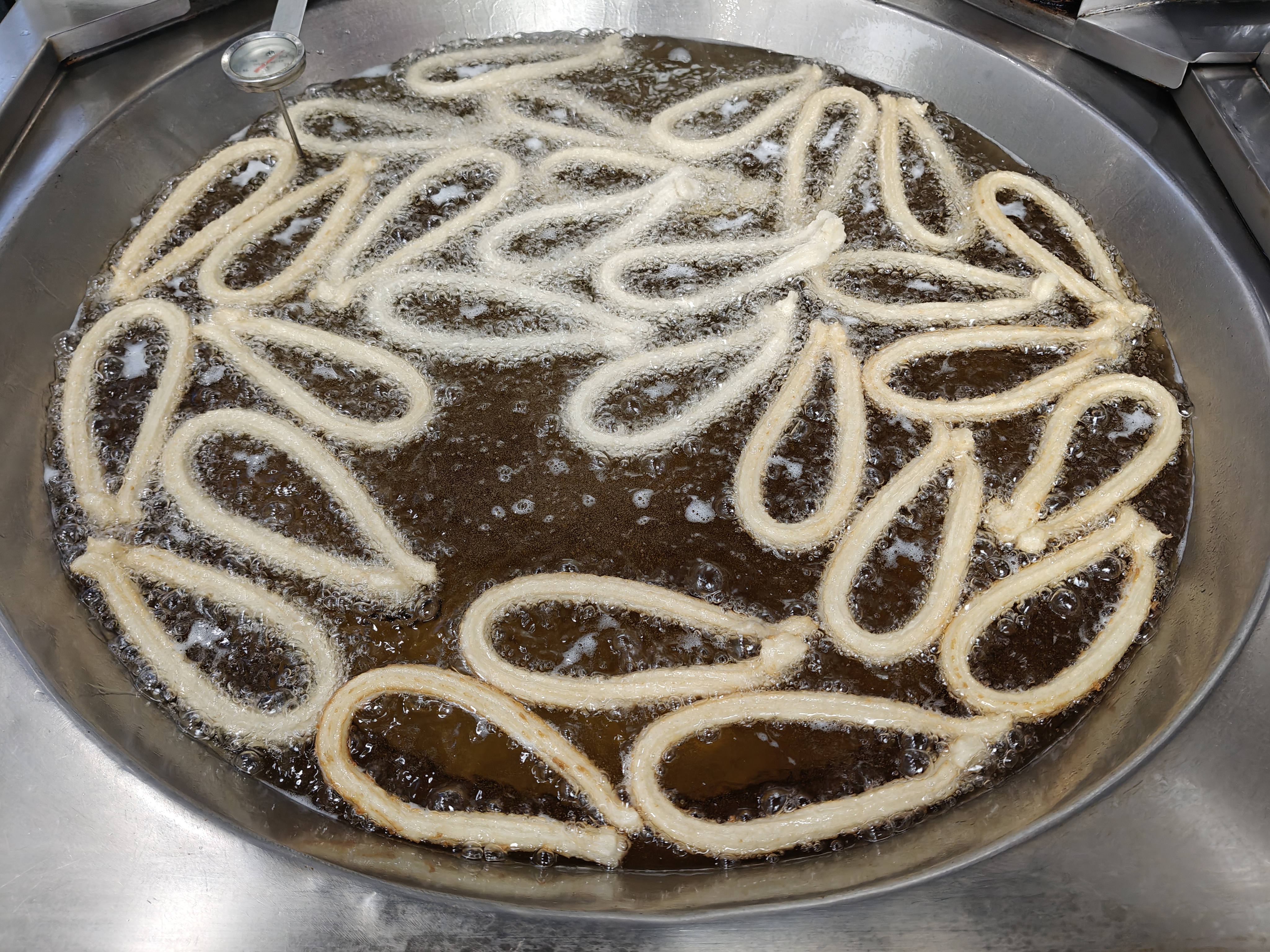 Churros recién hechos