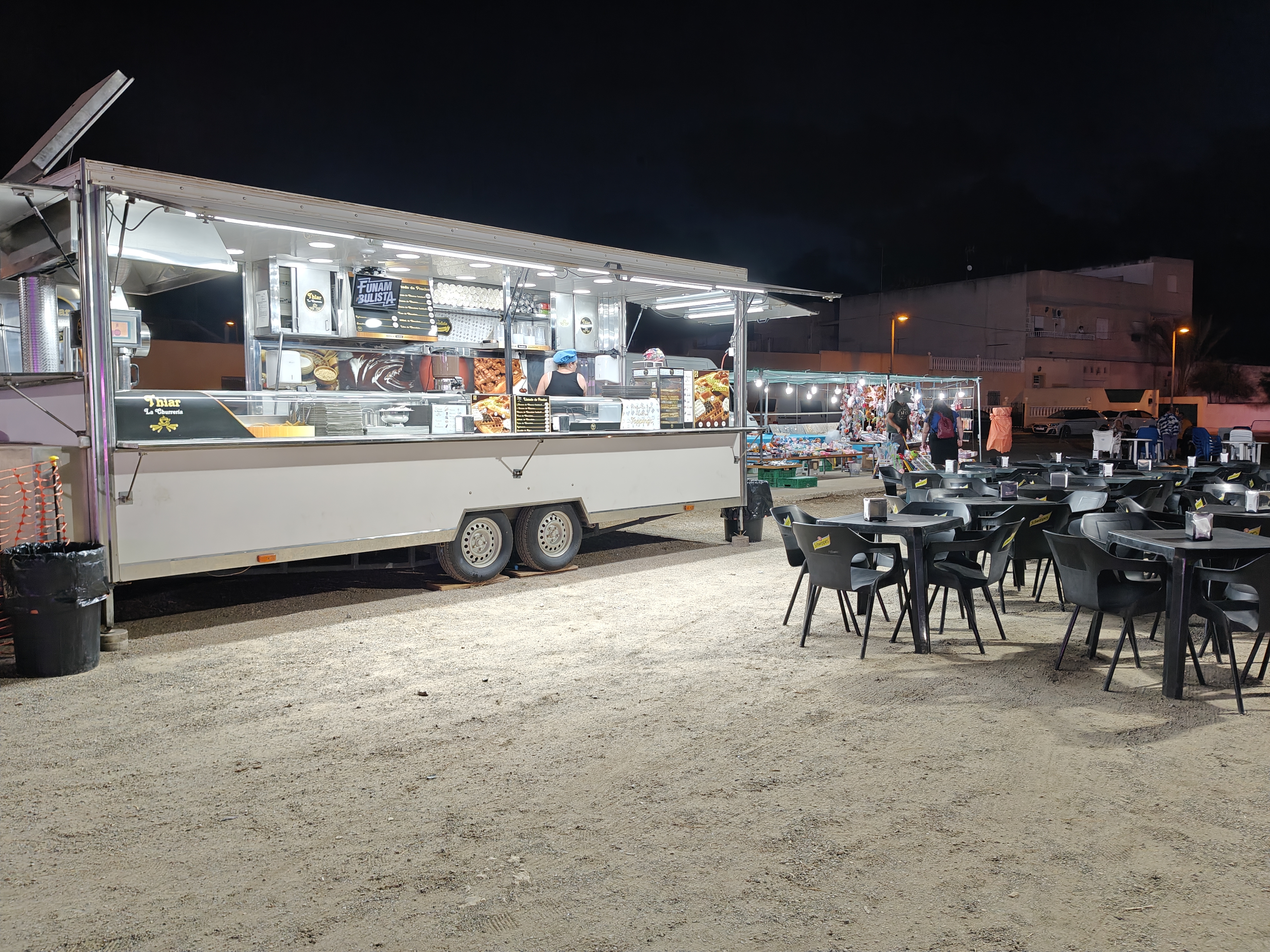 Thiar La Churrería en feria nocturna